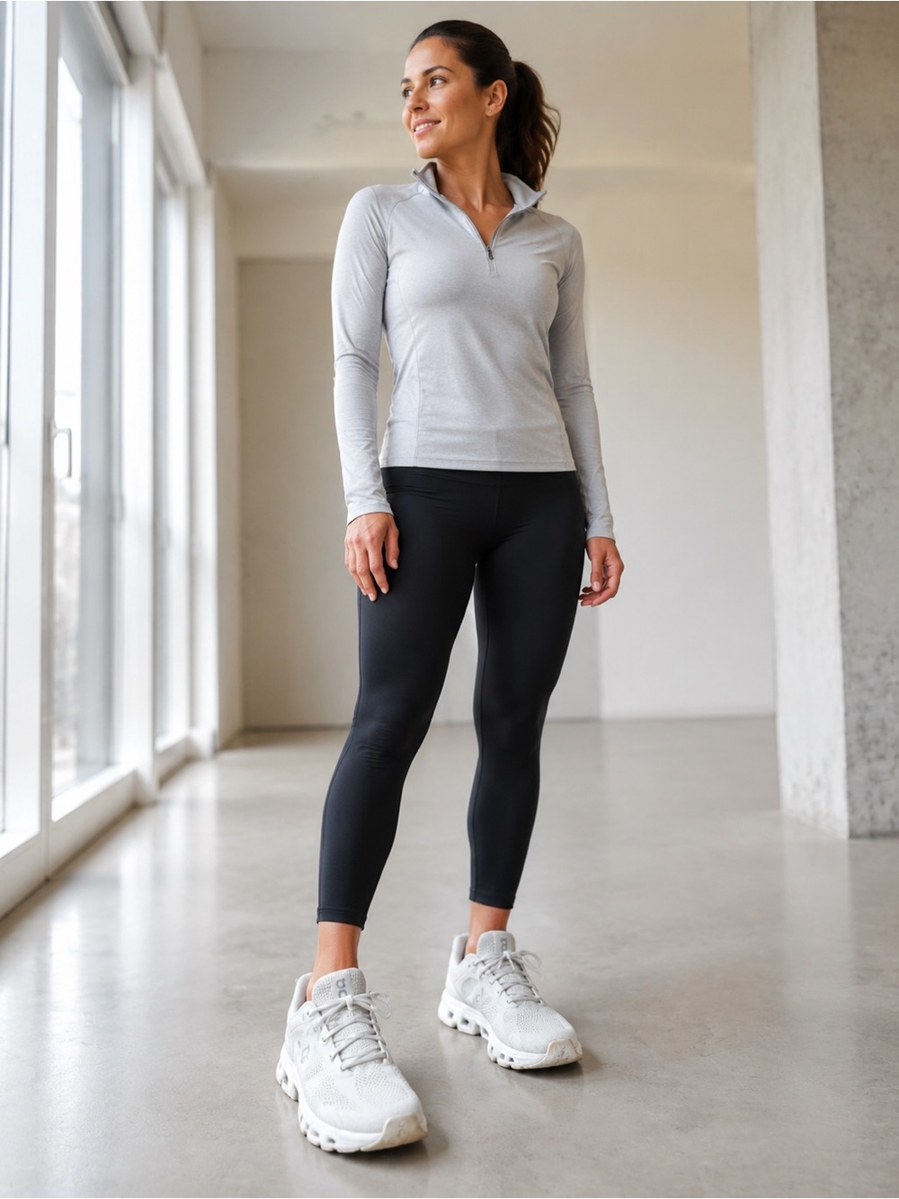White OnCLOUD High Performance Running SNEAKERS for Women Sz 8